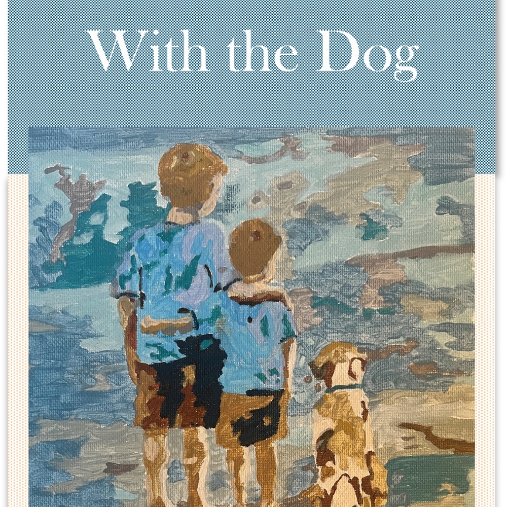 🌺🌺SOLD🌺🌺Two Brothers and Dog at the Beach Painting by Brittony Martin